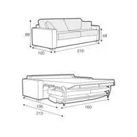 Lukas Four Seater Sofa Bed